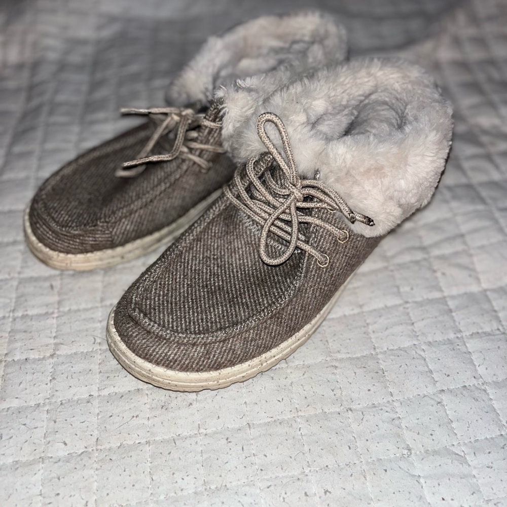 Cozy Fur-Lined Hey Dudes
